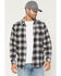 Image #1 - Levi's Men's Scottie Plaid Print Long Sleeve Button-Down Flannel Shirt, Charcoal, hi-res