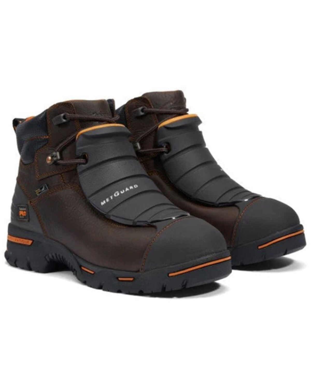 Image #1 - Timberland PRO Men's 6" Endurance Met Guard Work Boots - Steel Toe, Brown, hi-res