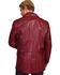 Scully Men's Lamb Leather Blazer - Big and Tall , Black Cherry, hi-res