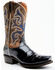 Dan Post Men's Eel Exotic Blue Western Boots - Square Toe , Multi, hi-res