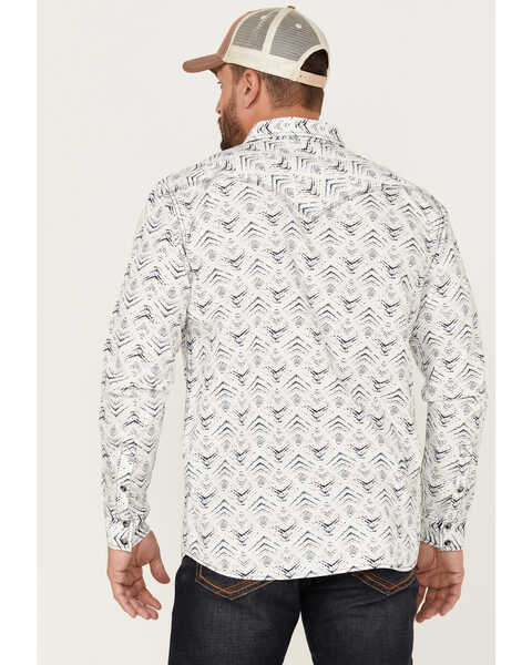 Moonshine Spirit Men's Wings All-Over Print Long Sleeve Snap Western Shirt , White, hi-res