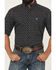 Image #3 - Ariat Men's Steele Geo Print Short Sleeve Button-Down Western Shirt, Black, hi-res