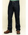 Image #2 - Ariat Men's M4 Rebar Durastretch Flannel Lined Low Bootcut Work Jeans - Big, Blue, hi-res