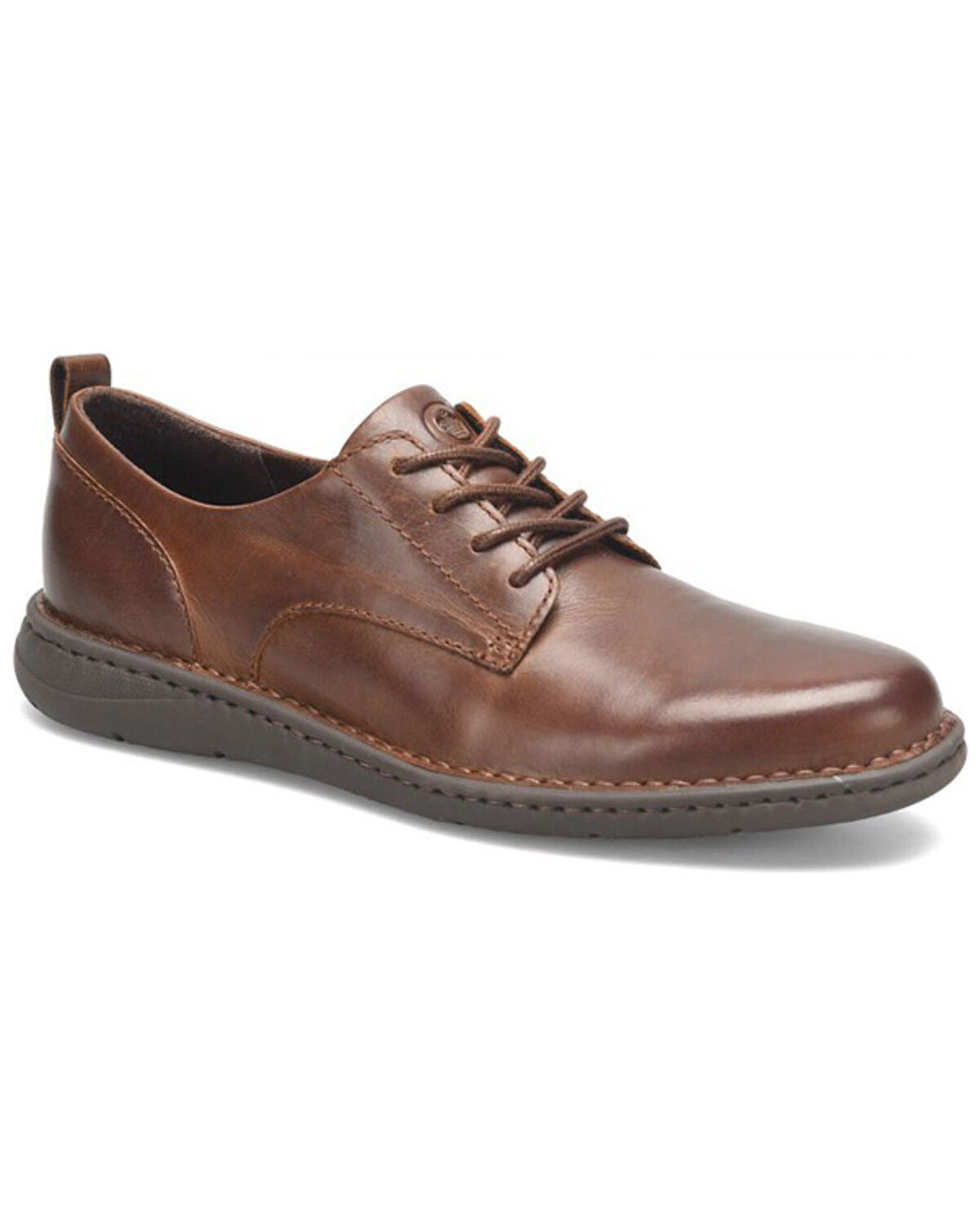 Born Men's Todd Casual Shoes, Dark Brown, hi-res