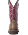 Image #3 - Ariat Women's Delilah Western Performance Boots - Broad Square Toe, Brown, hi-res