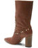 Image #4 - Free People Women's Dakota Heel Studded Leather Western Boots - Pointed Toe , Brown, hi-res
