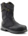 Image #1 - Kodiak Men's 8" Patton Wellington Waterproof Work Boots - Aluminum Toe, Black, hi-res