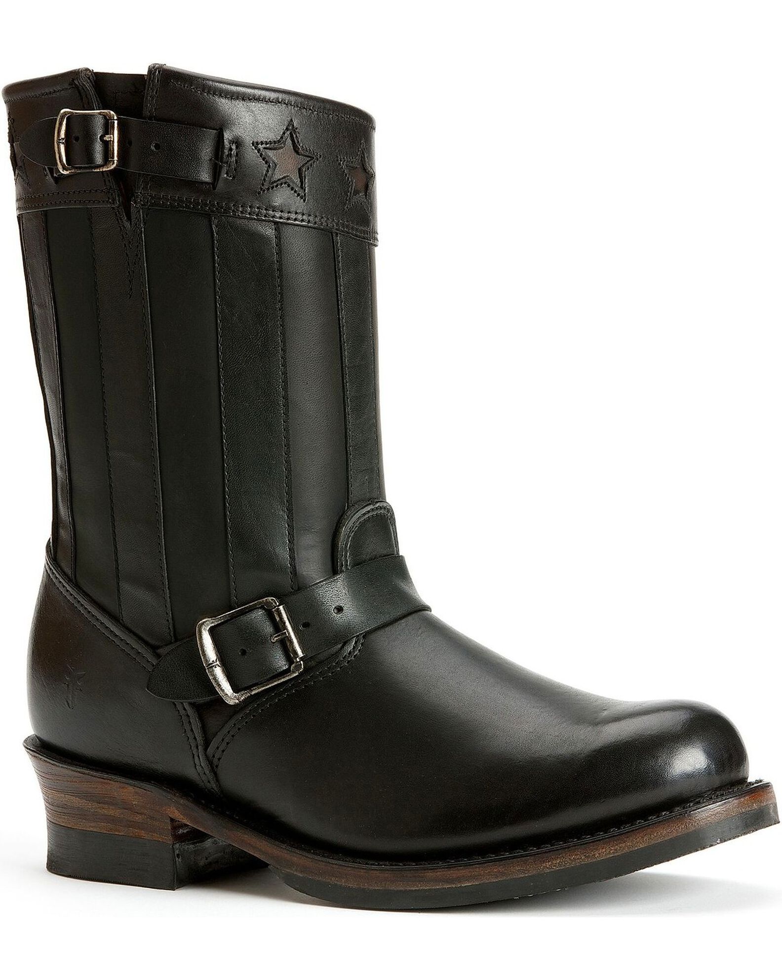 Short engineer boots best sale