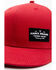 Hawx Men's Solid Corner Patch Mesh-Back Ball Cap , Red, hi-res
