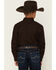 Image #4 - Cinch Boys' Solid Long Sleeve Button-Down Western Shirt, Brown, hi-res