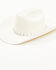 Image #1 - Wrangler Women's Rhinestone Wool Cowboy Hat, White, hi-res