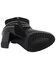 Image #6 - Milwaukee Leather Women's Block Heel Triple Strap Riding Boots - Round Toe, Black, hi-res
