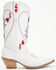 Image #2 - Dingo Women's Queen A Hearts Western Boots - Snip Toe, White, hi-res