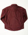 Image #3 - Cody James Toddler Boys' Williams Geo Print Long Sleeve Snap Western Shirt, Burgundy, hi-res
