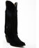 Image #1 - Idyllwind Women's Sterling Fringe Tall Western Boots - Snip Toe, Black, hi-res