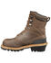 Carhartt 8" Crazy Horse Brown Waterproof Insulated Logger Boot - Composite Toe, Crazyhorse, hi-res