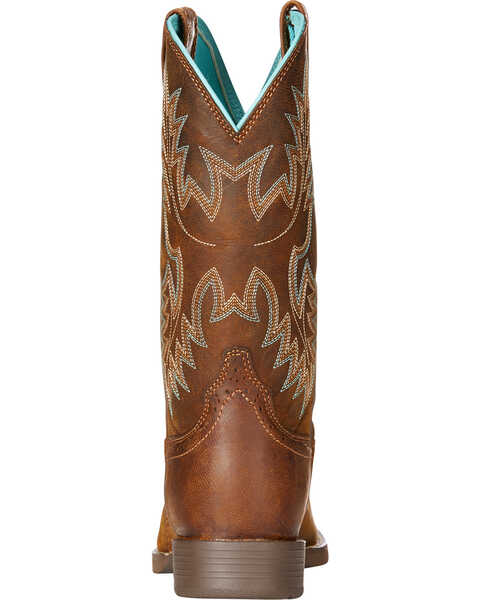 Image #5 - Ariat Women's Heritage Stockman Sassy Performance Boots - Round Toe, Brown, hi-res
