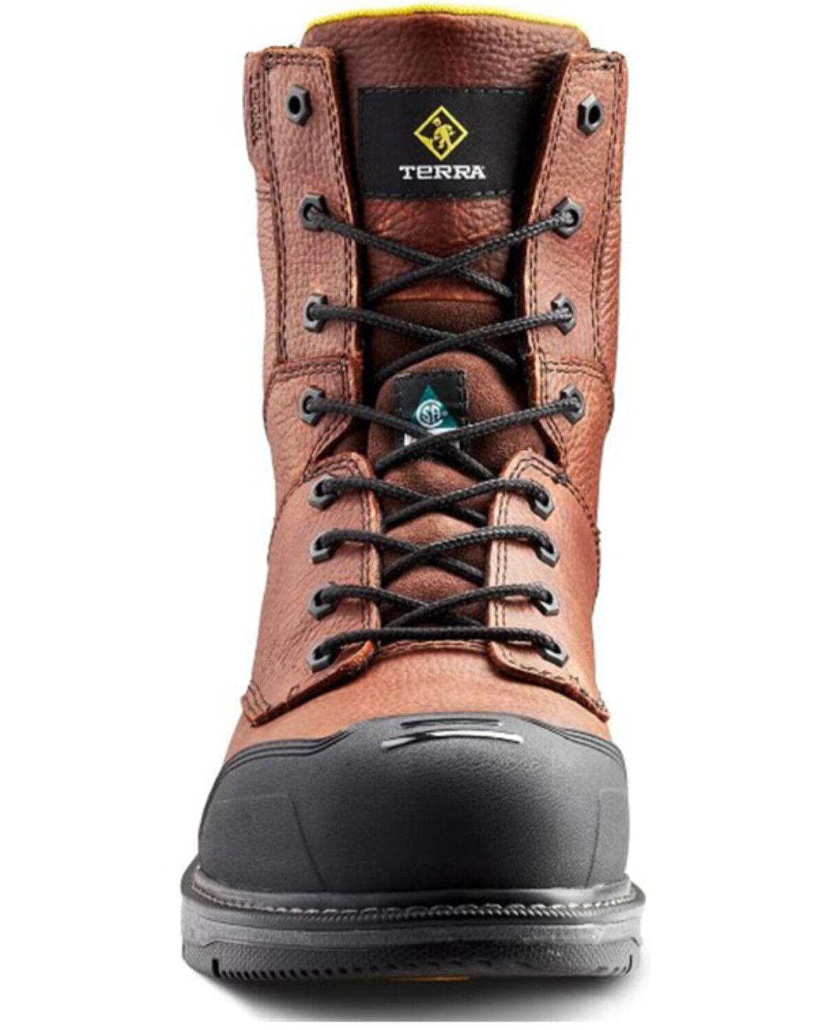 Image #4 - Kodiak Men's 8" Patton Water Repellent Work Boots - Aluminum Toe, Brown, hi-res