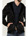 Image #3 - Cody James Men's Basin Southwestern Print Fleece Hooded Jacket, Charcoal, hi-res