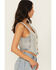 Image #2 - Blue B Women's Rhinestone Button-Down Vest, Light Wash, hi-res