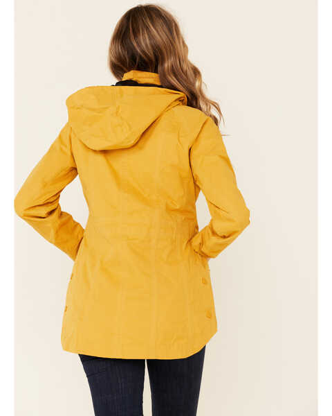 Image #5 - Outback Trading Co. Women's Solid Mustard Brookside Hooded Zip-Front Rain Jacket , Mustard, hi-res
