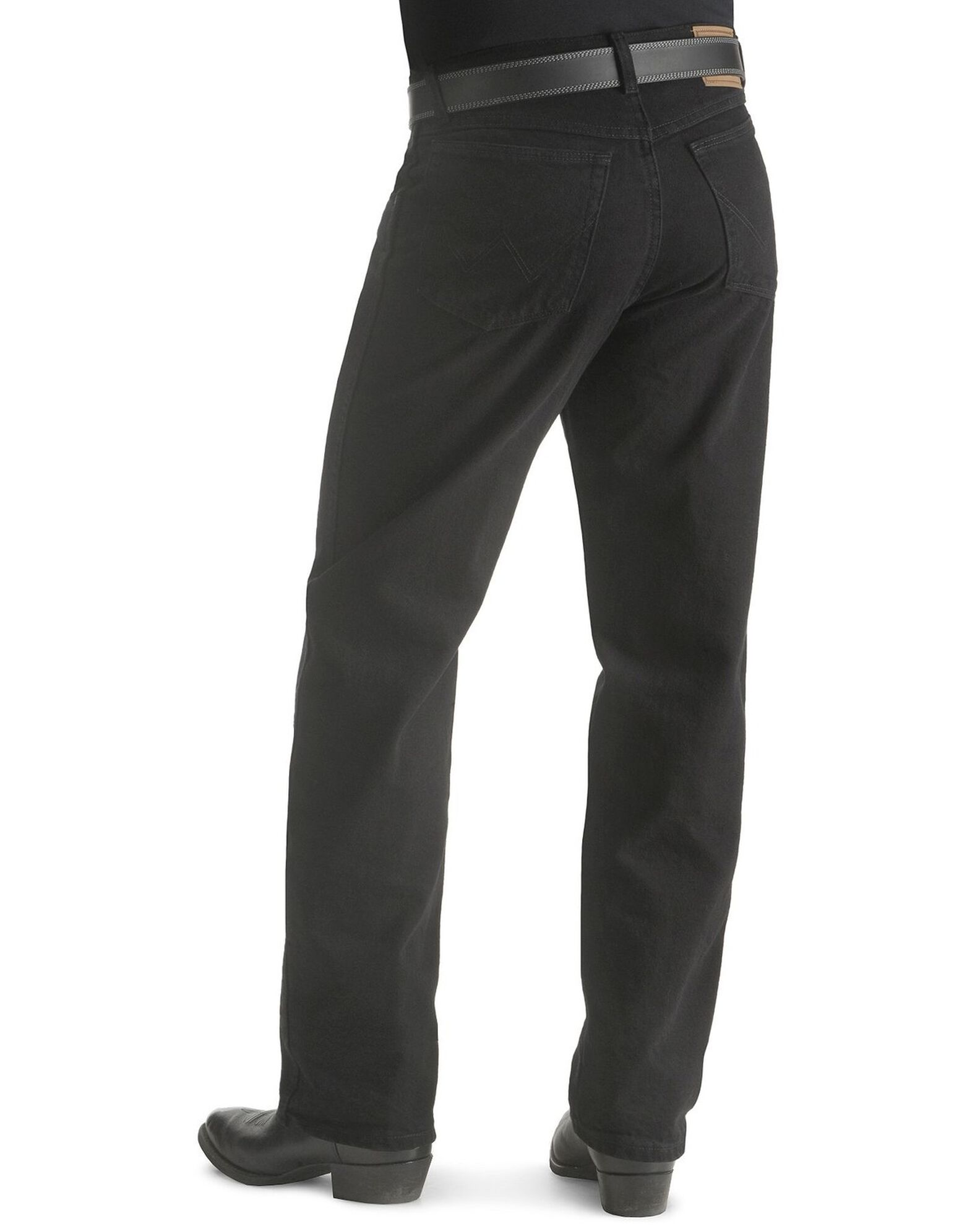 Image #1 - Wrangler Jeans - Rugged Wear Relaxed Fit - Big. 44" to 54" Waist, Black, hi-res