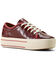 Image #1 - Ariat Women's Skylar Crocodile Print Casual Shoes, Red, hi-res