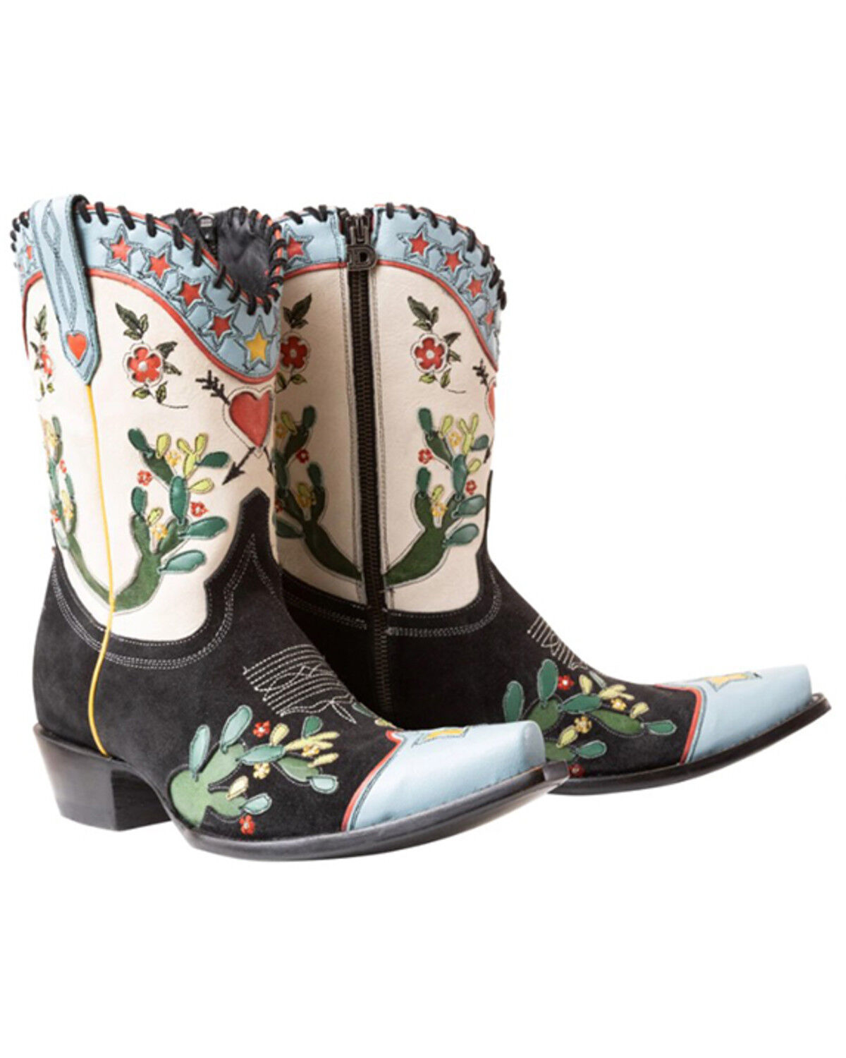 Image #1 - Double D Ranch Women's Truly Western Boots - Snip Toe, Black, hi-res