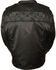 Image #3 - Milwaukee Leather Men's Reflective Skulls Textile Jacket - Big - 5X, Black, hi-res