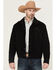 Image #1 - Wrangler Men's Cordury Sherpa Lined Trucker Jacket, Black, hi-res
