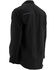Huk Performance Fishing Men's Next Level Long Sleeve Button Down Woven Shirt , Black, hi-res