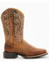 Shyanne Women's Shay Xero Gravity Western Performance Boots - Broad Square Toe, Brown, hi-res