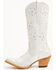 Image #3 - Ariat Women's Romance Western Boots - Snip Toe, White, hi-res