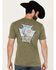 Image #4 - Wrangler Men's Scenic Sun Short Sleeve Graphic T-Shirt, Olive, hi-res