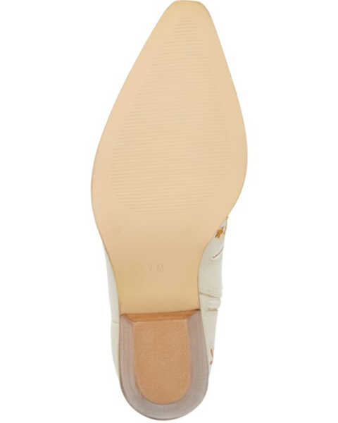 Image #7 - Matisse Women's Amber Western Booties - Pointed Toe, Ivory, hi-res