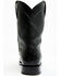 Image #5 - Cody James Black 1978® Men's Carmen Exotic Full-Quill Ostrich Roper Boots - Round Toe, Black, hi-res