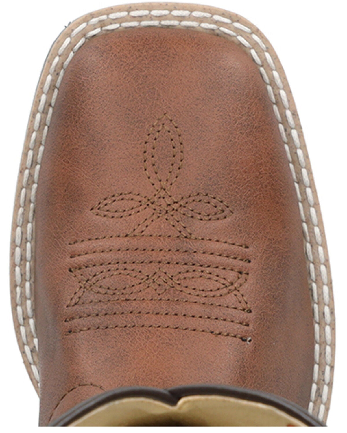 Image #6 - Smoky Mountain Boys' El Paso Western Boots - Broad Square Toe, Brown, hi-res