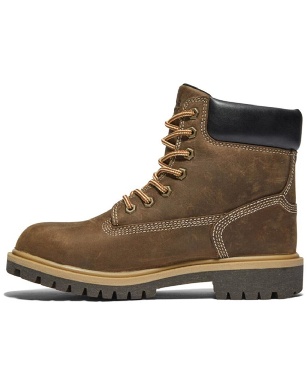 Image #3 - Timberland PRO Women's 6" Direct Attach Waterproof Work Boots - Steel Toe, Brown, hi-res