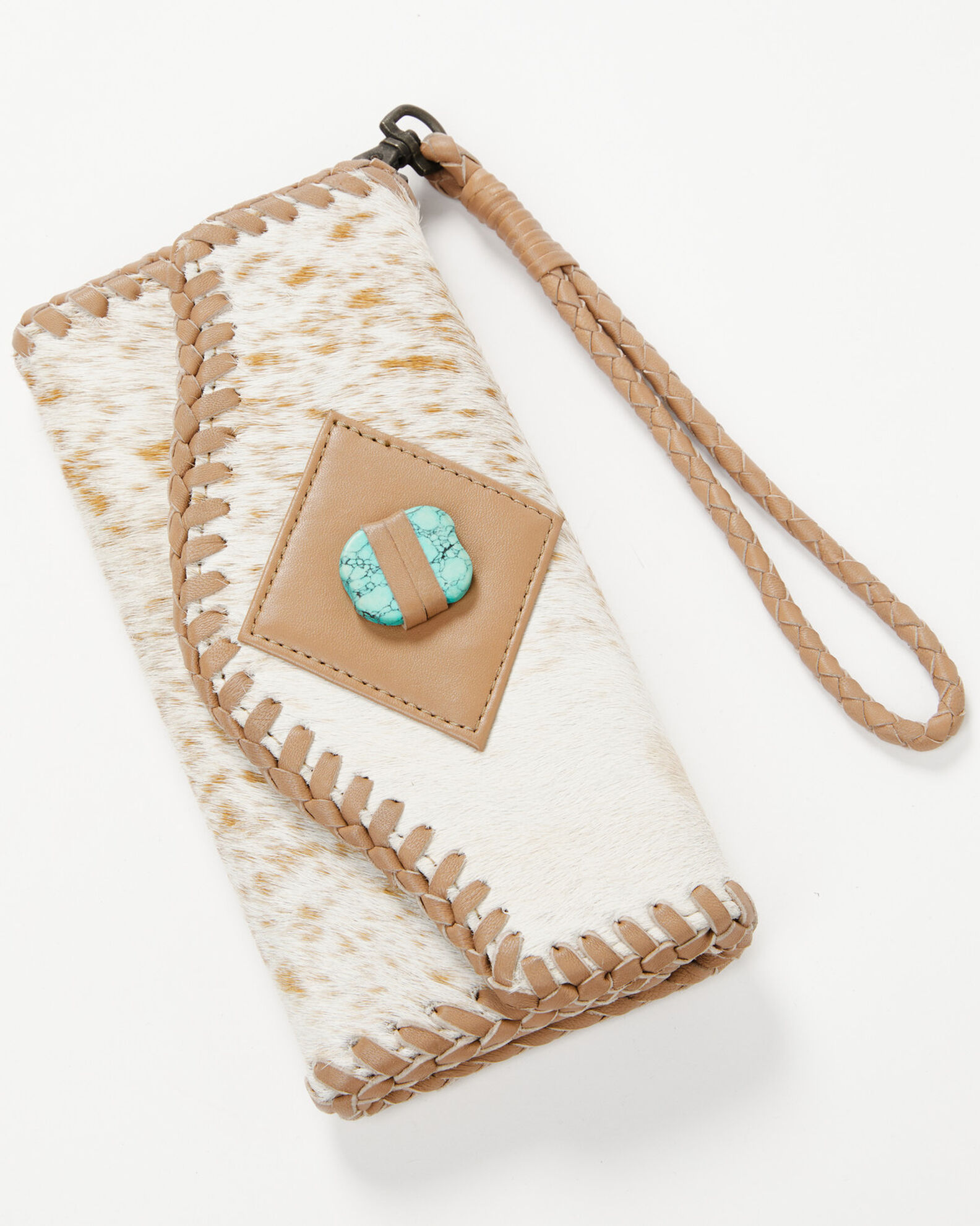 Cowhide wallets with hair outlet