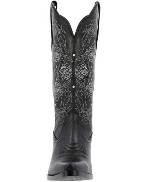 Image #4 - Durango Women's Crush Rosewood Western Boots - Snip Toe, Black, hi-res