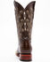 Ferrini Men's Chocolate Alligator Belly Print Western Boots - Broad Square Toe, Chocolate, hi-res