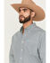 Image #2 - Cinch Men's Geo Print Long Sleeve Button-Down Western Shirt, White, hi-res