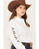 Image #2 - Ariat Women's Team Kirby Leopard Logo Stretch Shirt - Plus, White, hi-res