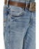 Wrangler 20X Youth Boys' Light Wash Vintage Mexia Bootcut Jeans, Blue, hi-res