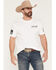 Image #2 - Grunt Style Men's 1776 Flag Short Sleeve Graphic T-Shirt - Big, White, hi-res