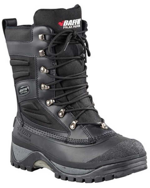 Baffin Men's Crossfire Waterproof Insulated Winter Boots - Soft Toe, Black, hi-res
