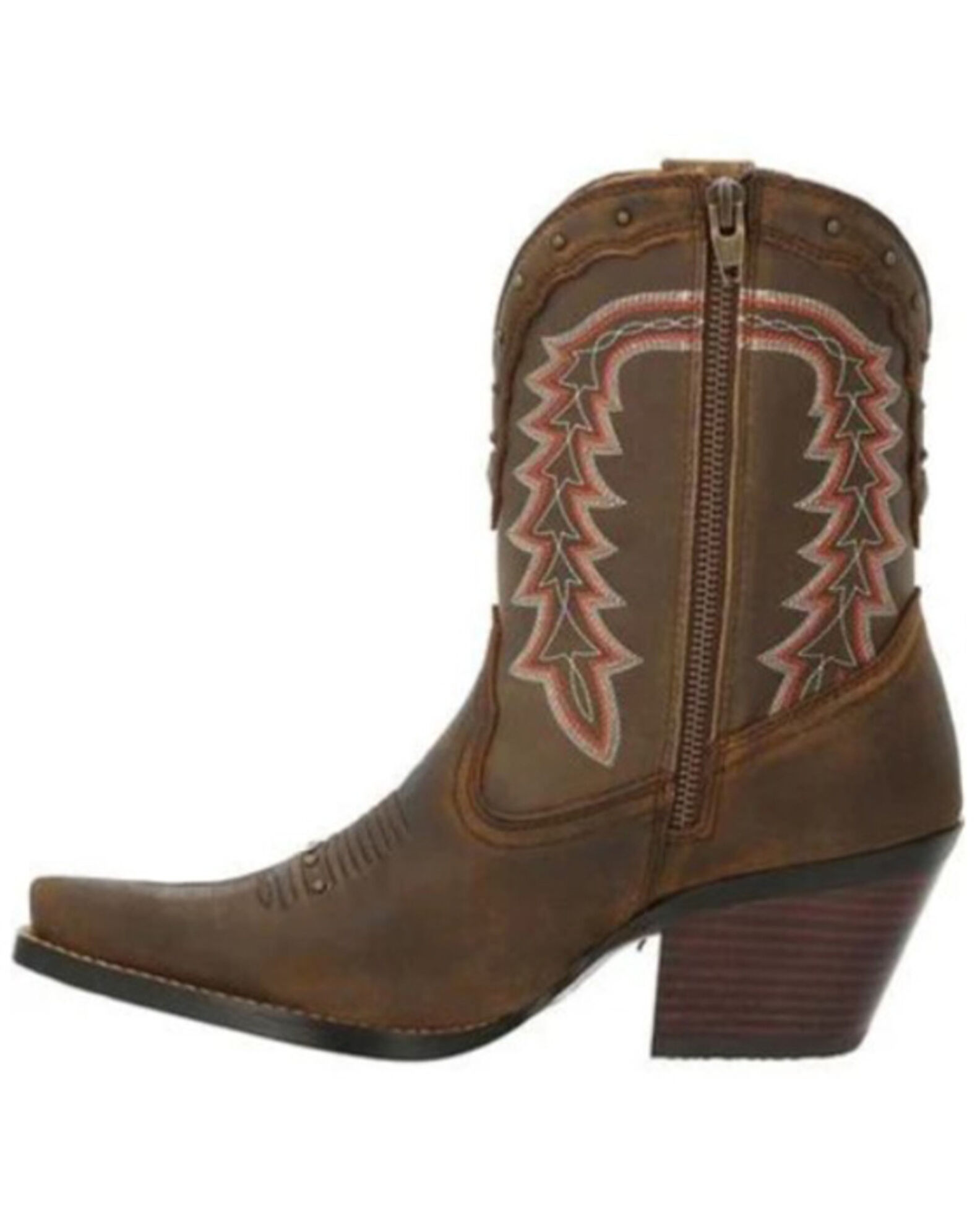 Image #3 - Durango Women's Crush Fashion Booties - Snip Toe, Pecan, hi-res