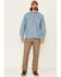 Image #2 - North River Men's Utility Outdoor Long Sleeve Button Down Western Shirt, Blue, hi-res