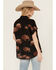 Image #4 - Ariat Women's Badland Buffalo Print Short Sleeve Button-Down Shirt, Black, hi-res