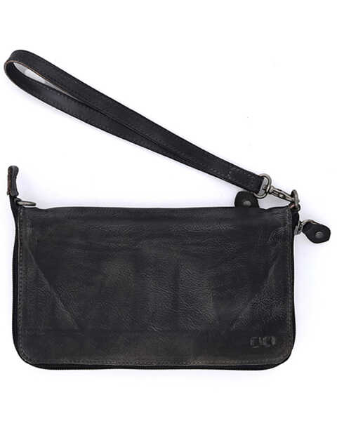 Image #1 - Bed Stu Women's Templeton II Wallet Wristlet Crossbody Bag , Black, hi-res
